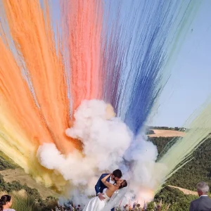 Show de luces para el día